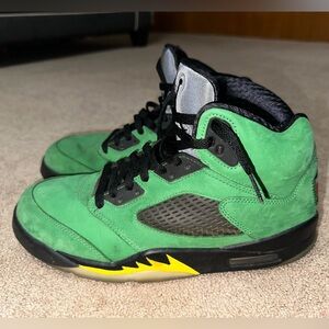 Jordan Green and Black Sneakers